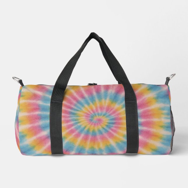 Sac De Sport Retro Tie Dye Spiral Duffel Bag (Recto)