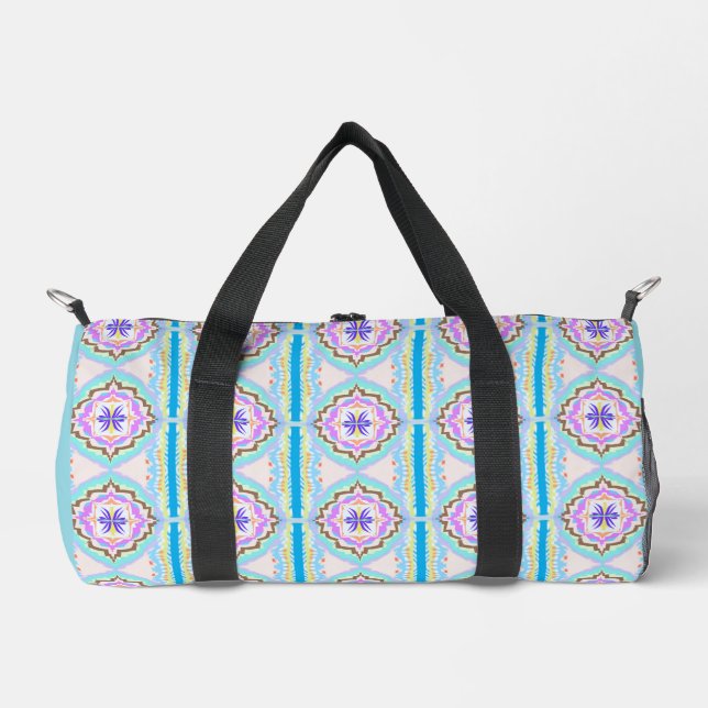 Sac De Sport Rêve Pastel Boho Géométrique Kaléidoscope (Recto)