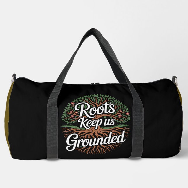 Sac De Sport Roots Keep Us Grounded Tree (Recto)