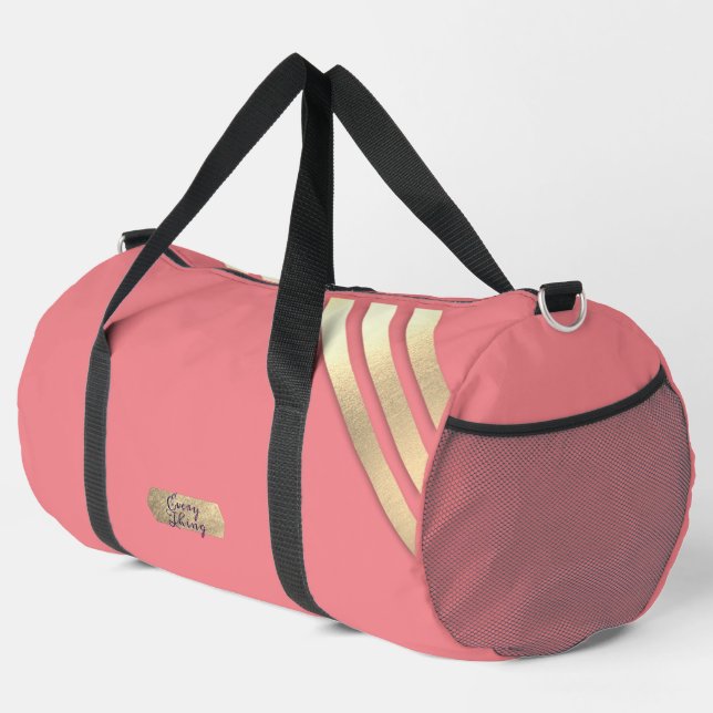 Sac De Sport Rose (Coin droit)