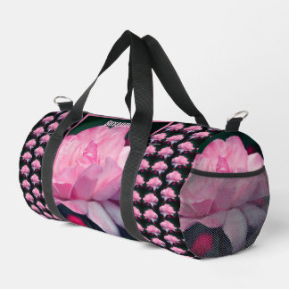 Sac De Sport Rose Fleur Rose Personnalisée Ciel