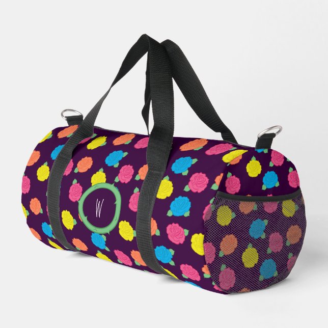 Sac De Sport Roses Néon (Coin droit)