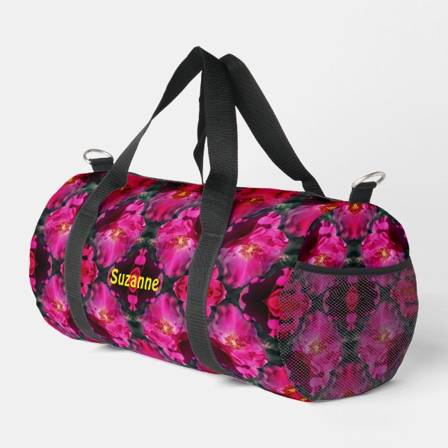 Sac De Sport Roses roses rose Abstrait Floral Personnalisé (Coin droit)