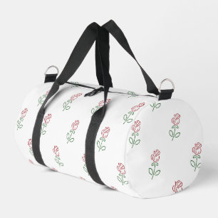 Sac De Sport Roses Rouges, Motif De Roses, Fleurs