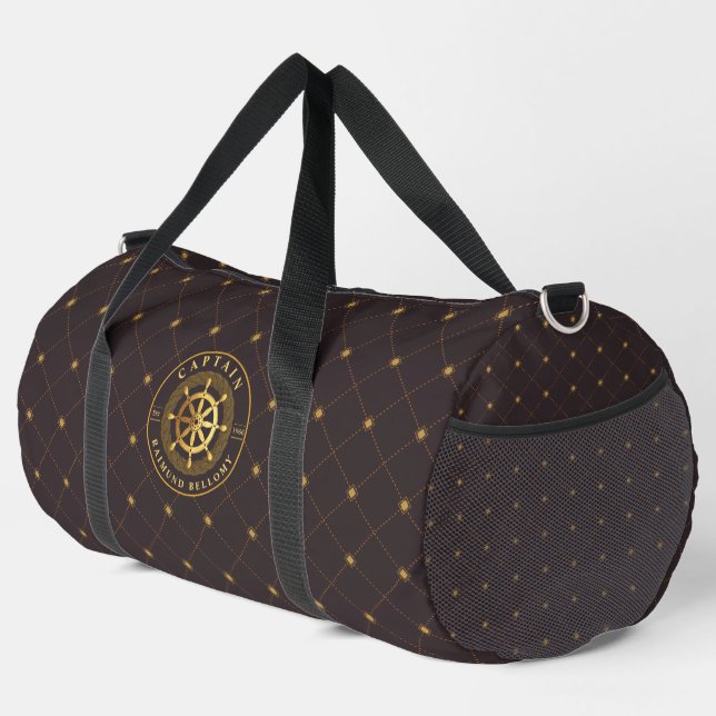 Sac De Sport Roue de navire en or (Coin droit)