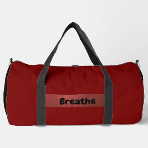 Sac de sport rouge Breathe - Sac de gym minimalist