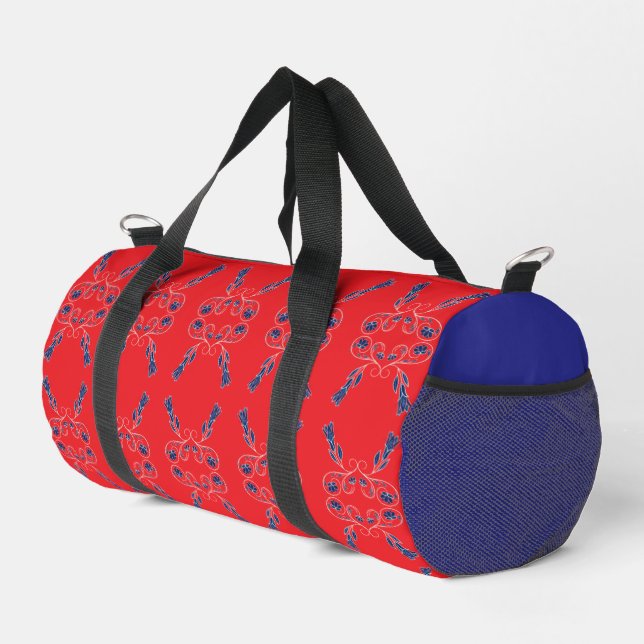 Sac De Sport Rouge et bleu petit (Coin droit)