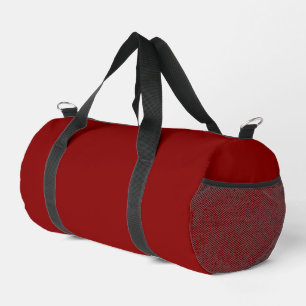 Sac De Sport Rouge Foncé Uni