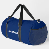 Royal Blue Solid Color Nom personnalisé