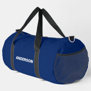 Sac De Sport Royal Blue Solid Color Nom personnalisé
