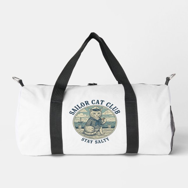 Sac De Sport Sailor Cat Club (Recto)