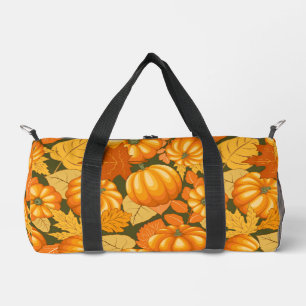 Sac De Sport Saison d'automne Halloween Citrouille Motif