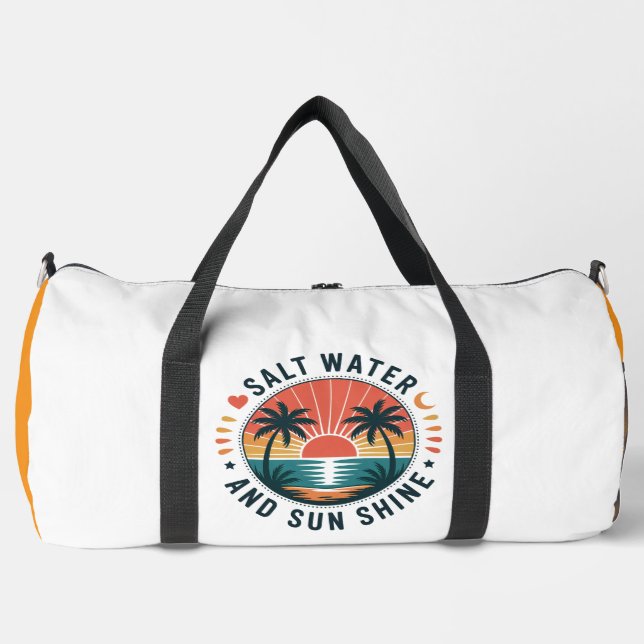 Sac De Sport Salt Water Sun Shine Palms (Recto)