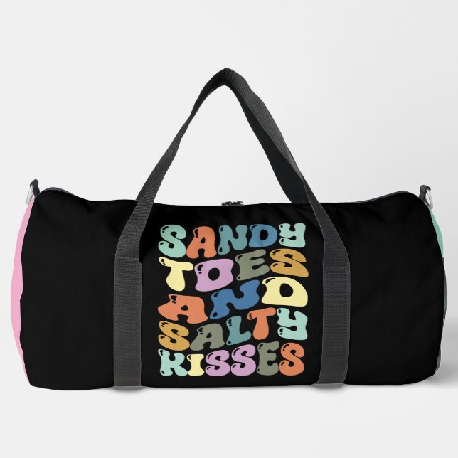 Sac De Sport Sandy Toes Salty Kisses Retro (Recto)