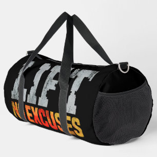 SAC DE SPORT SANS EXCUSES GYM WORKOUT