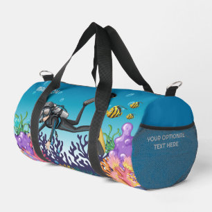 Sac De Sport Scuba Diver nom personnalisé