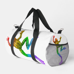 Sac De Sport Sculpture de grenouille arc-en-ciel de SlipperyJoe