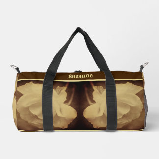 Sac De Sport Sepia Rose Raindrops Age Vintage Personnalisé