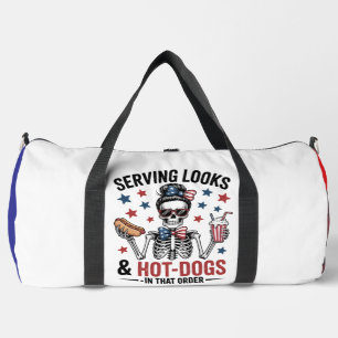 Sac De Sport Servant des Looks & des Hot Dogs Squelette