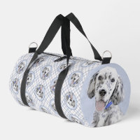 Setter Anglais Blue Belton Peinture Chien de Compa