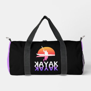 Sac De Sport Silhouette de kayak Kayak
