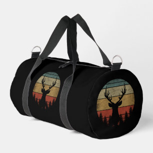 Sac De Sport Silhouette de renne vintage tête de cerf
