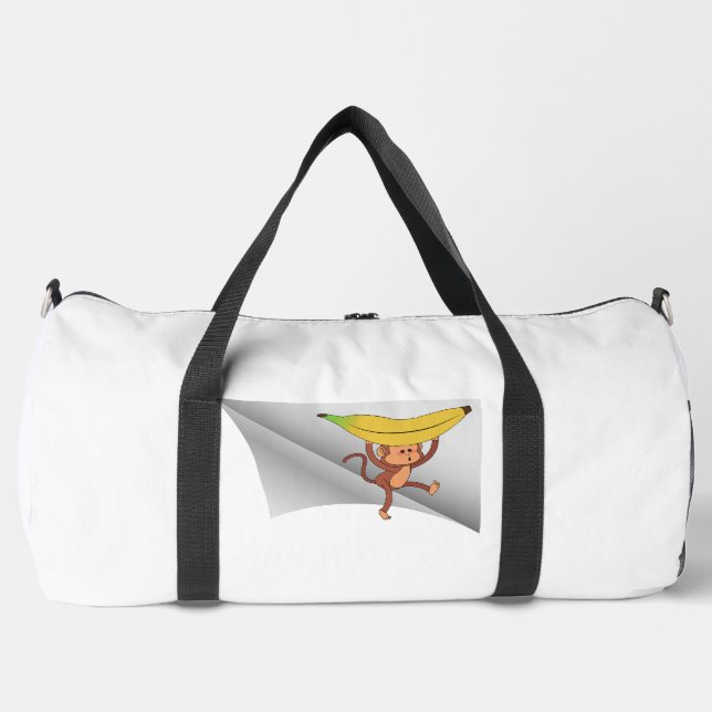 Sac De Sport singe à la banane sous le patch (Recto)