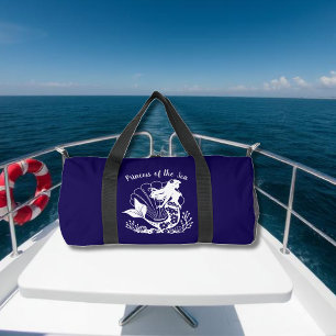 Sac De Sport Sirène hawaïenne Princesse de la mer Bleue