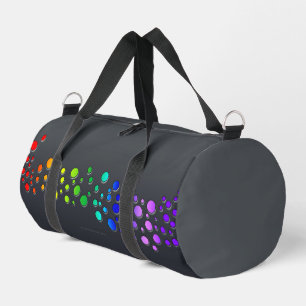 Sac De Sport SlipperyJoe aime les bulles rouge orange jaune ver