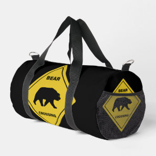 Sac De Sport SlipperySignal de passage de l'ours de Joe silhoue