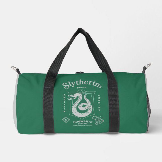 Sac De Sport SLYTHERIN™ Pride Ambition Cunning Crest (Recto)