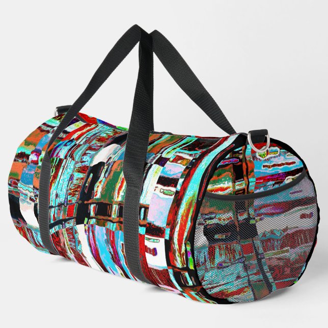 Sac De Sport Small Duffel Bag – Collapse Reflection Abstract  (Coin droit)
