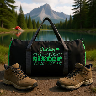 Sac De Sport Sœur chanceuse Sœur Sœur Saint-Patrick