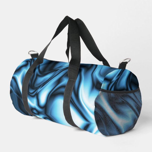 Sac De Sport Soie bleue (Coin droit)