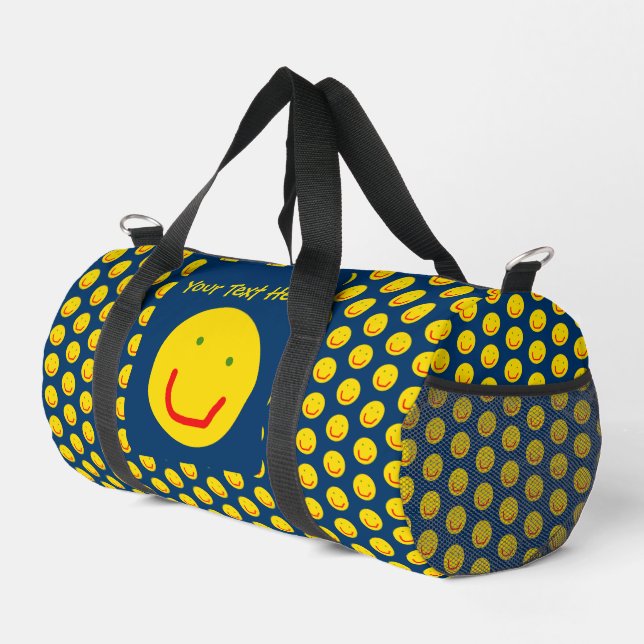 Sac De Sport Soleil souriant, visage joyeux (Coin droit)