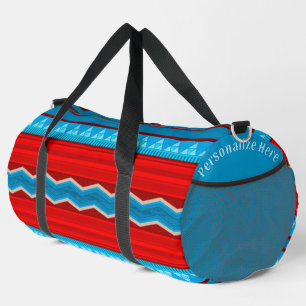 Sac De Sport Southwest River Rouge Turquoise Lg Personnalisé