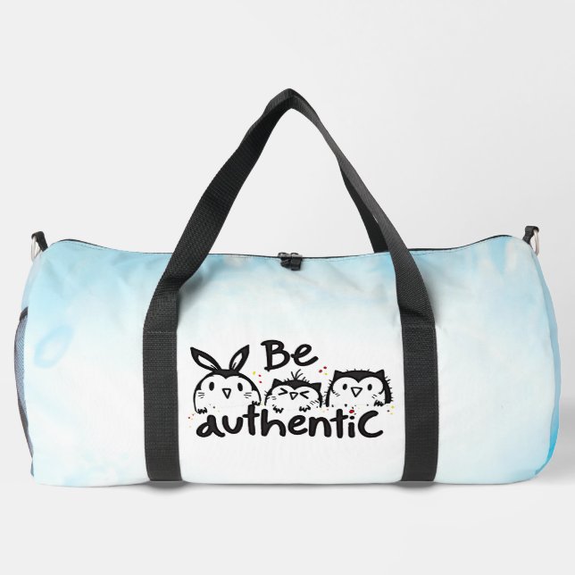 Sac De Sport Soyez Authentique (Verso)