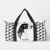Springer Spaniel Vintage Chien Art Personnalisé