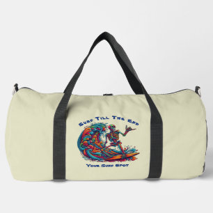 Sac De Sport Squelette coloré Surfer