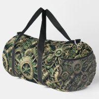 Steampunk Industrial Green Clocwork Gears