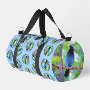 Sac De Sport Steller's Jay Painting Original Wild Bird Art