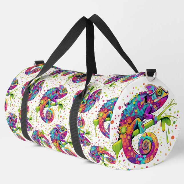 Sac De Sport Style d'aquarelle des teintures Chameleon (Coin gauche)