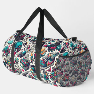 Sac De Sport Style Graffiti urbain