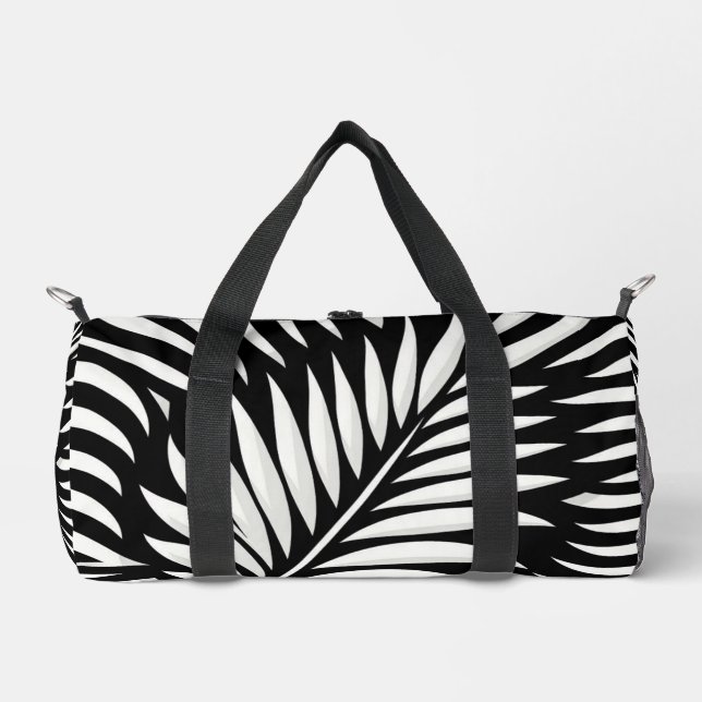 Sac De Sport Style Leaf Zebra Stripes (Recto)