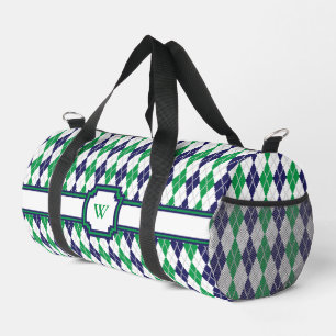 Sac De Sport Sur le vert Argyle