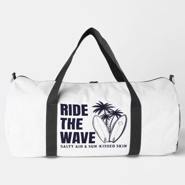 Sac De Sport Surfez sur la vague Peau salée (Recto)