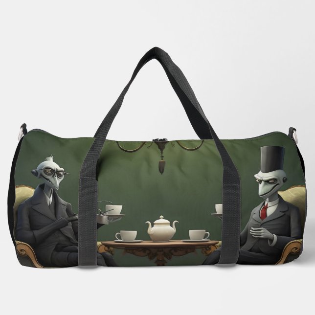 Sac De Sport Surreal Tea time sur le côté bizarre. 5 (Recto)
