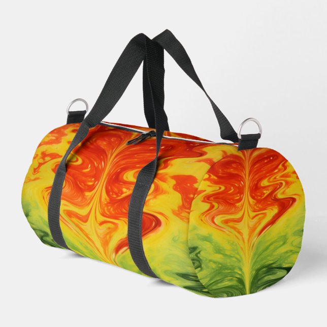 Sac De Sport Swirling Abstract Fire Gear Weekender (Coin gauche)