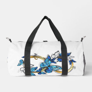Sac De Sport Symbole infini de papillons Morpho bleus