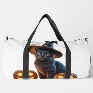 Sac De Sport T-Shirt Classique Magie Chat Noir Halloween